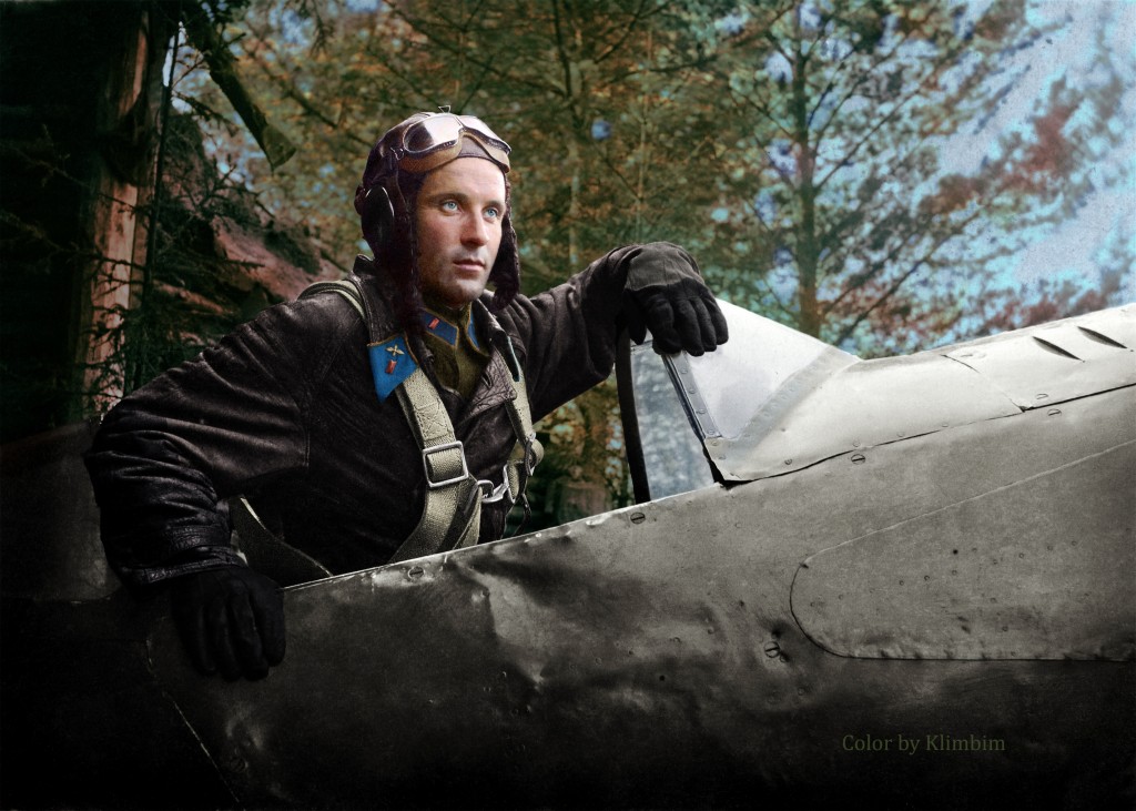 Air squadron commander of the 124th Fighter regiment Alexander P